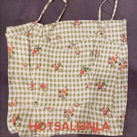 SALE✨Reformation Roarke Linen Dress in Patio *NEW* - Picture 4 of 6